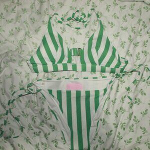 Victoria's Secret two piece stripe bikini